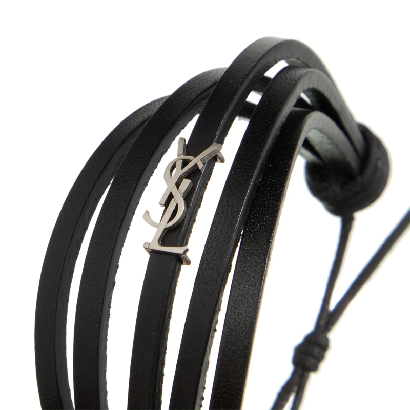 Saint Laurent Armband YSL Bracciale Nero(Image 3)