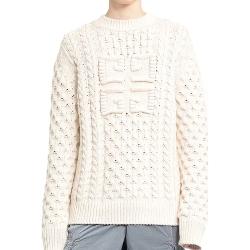 Givenchy 4G Cable-Knit Sweater Neutrals 