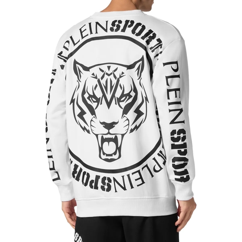 Plein Sport Top Sweatshirt Carbon Tiger weiss(Image 2)