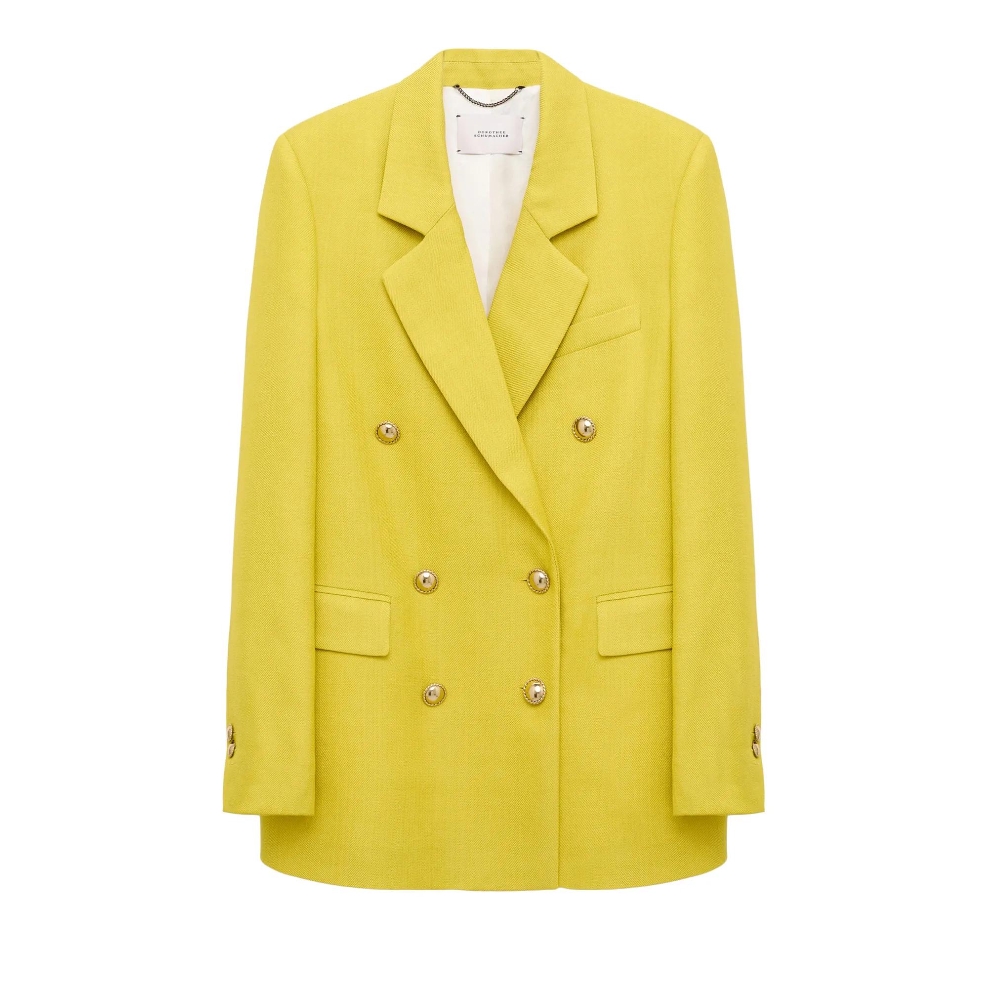 Thumbnail - Dorothee Schumacher - OCCASION COOLNESS jacket - Größe 2 - gelb