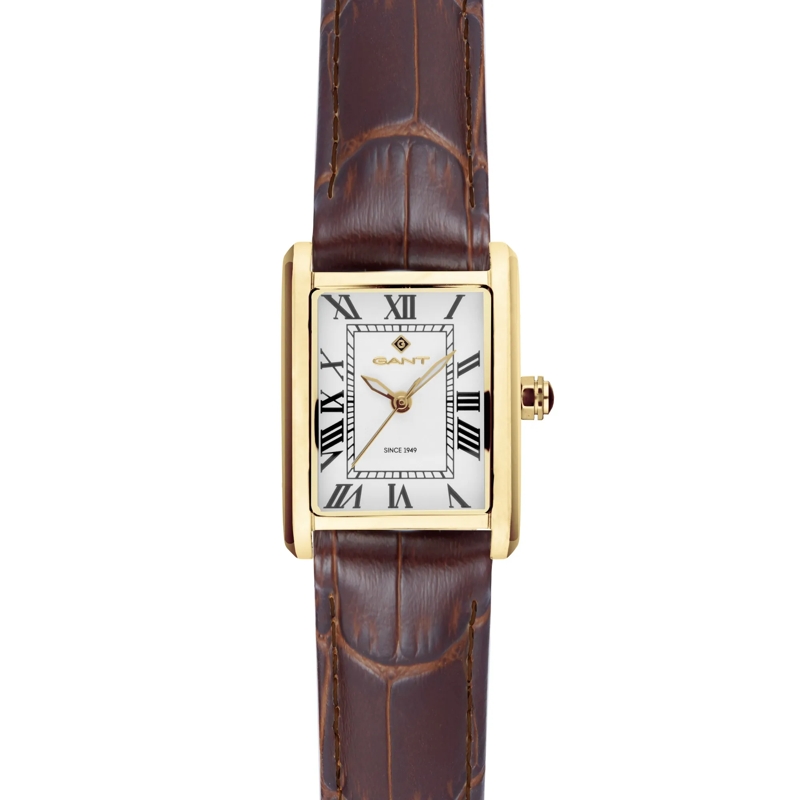 GANT Quarzuhr Quarzuhr Rhode Island Mini braun