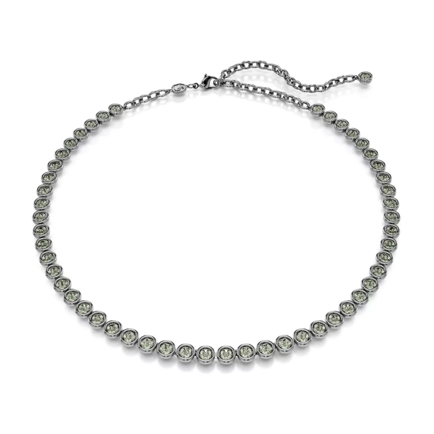 Swarovski Halskette - Swarovski Imber damen Kette Grau 5682593 - Gr. unisize - in Grau - für Damen