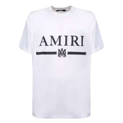 Amiri Cotton Jersey T-Shirt With Logo Print On The Front White 