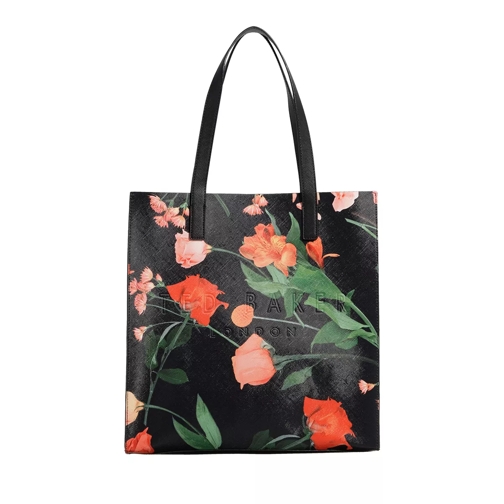 Ted Baker Flircon Floral Print Large Icon Black Sac à provisions