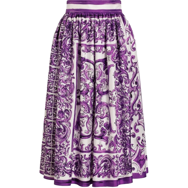 Dolce&Gabbana Midirock Skirts Purple lila