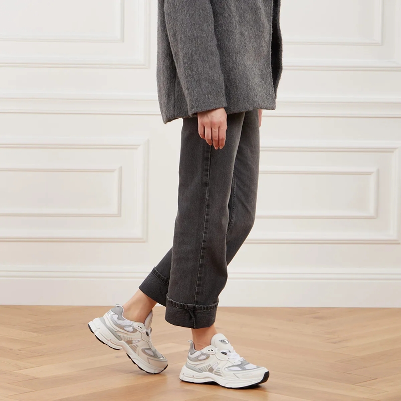 Axel Arigato Low-Top-Sneaker Sphere Runner White/Silver(Image 4)