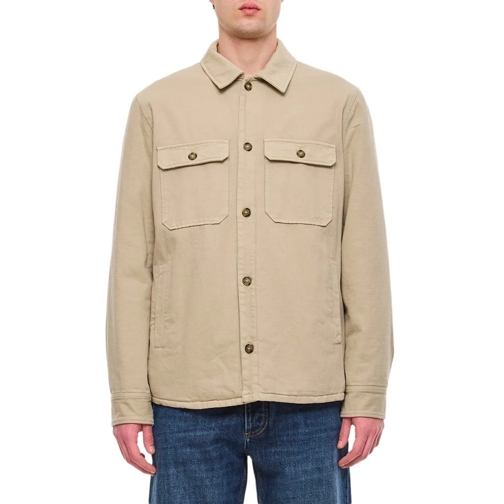 A.P.C. Übergangsjacke Alessio Cotton Overshirt Neutrals