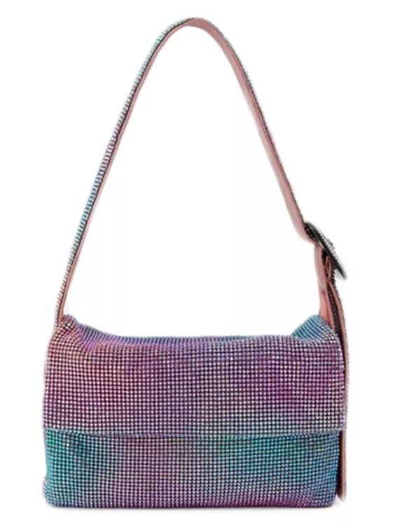 Benedetta Bruzziches Shopper - Vitty Mignon Hobo Bag  - Multi - Strass - Gr. unisize - in Bunt - für Damen