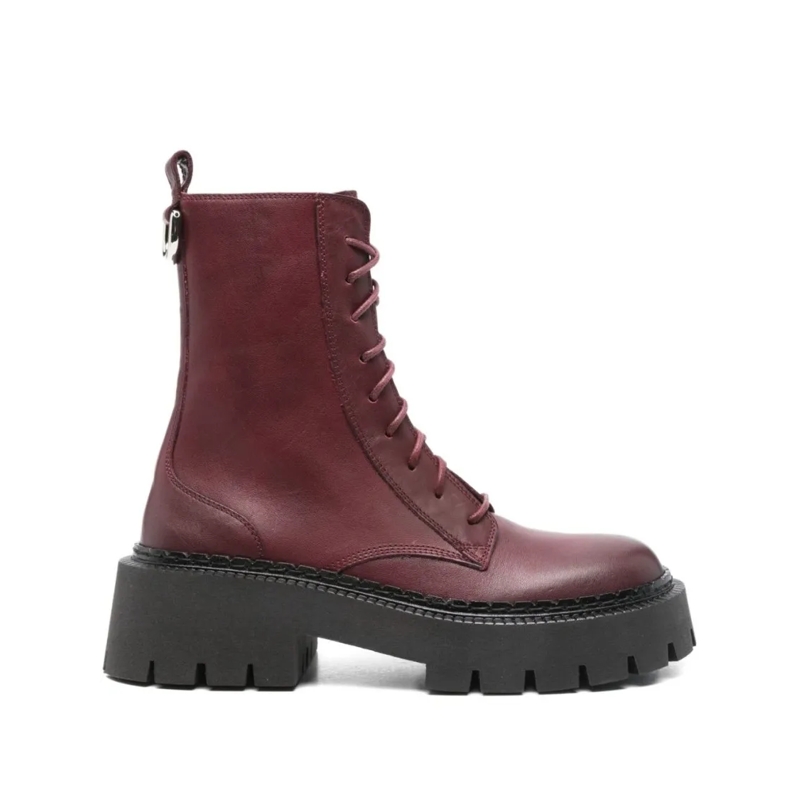 Vic Matié Stiefel Platform Boots With Side Zip Fastening Black