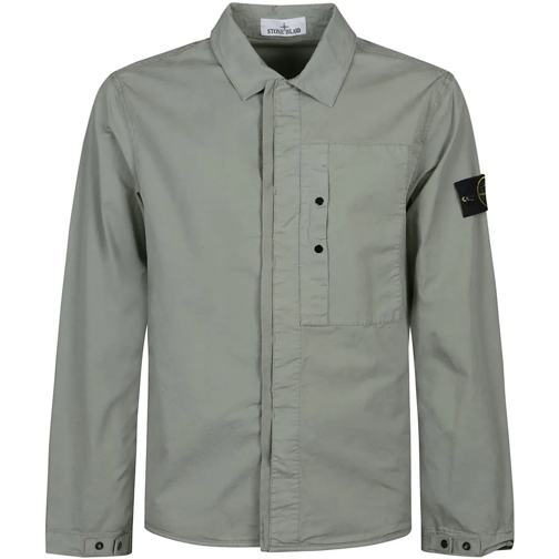 Stone Island Daunenjacken Overshirt Green grün