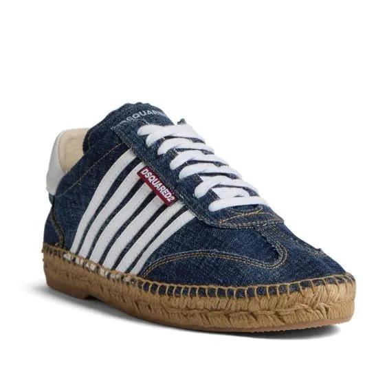 Dsquared2 Low-Top Sneaker - Denim Espadrille Sneakers - Gr. 40 (EU) - in Blau - für Damen