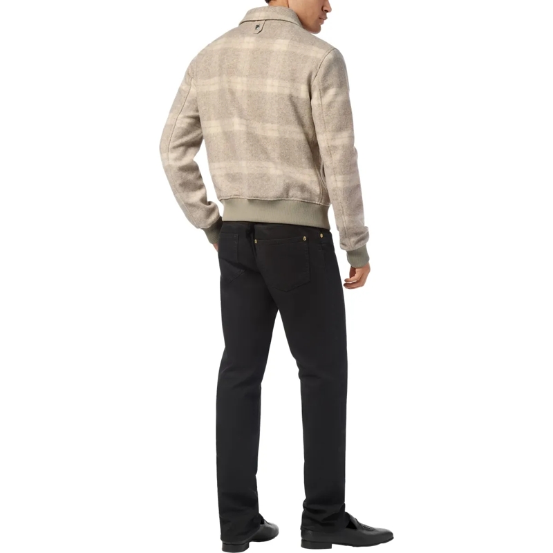 BILLIONAIRE Lederjacke Jacke Crest beige(Image 2)