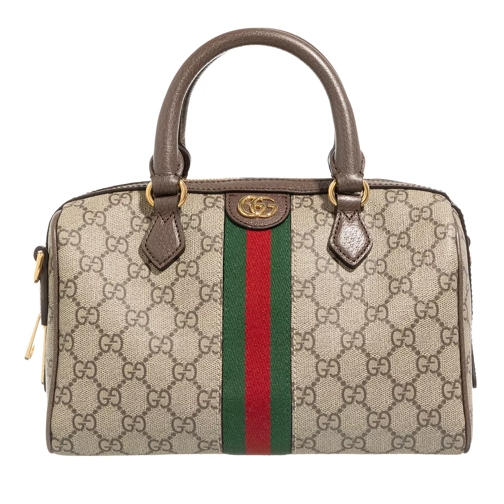 Gucci Ophidia GG Small Top Handle Bag Beige Bowling Bag