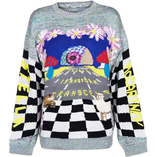 Stella McCartney Sweatshirts Stella Mccartney Jacquard Jumper grün