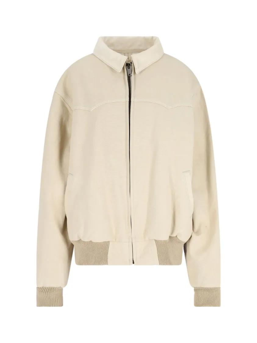 Thumbnail - Maison Margiela - Four Stitches' Zip Jacket – Off-White - Größe 46 - beige