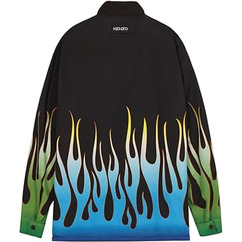 Kenzo Doudoune Kenzo Flame Print Reversible Jacket schwarz(Image 6)