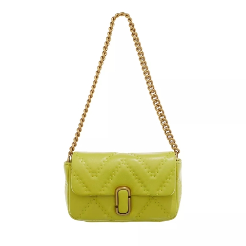 Marc Jacobs The Quilted Leather J Marc Mini Shoulder Bag Citronelle Borsetta a tracolla