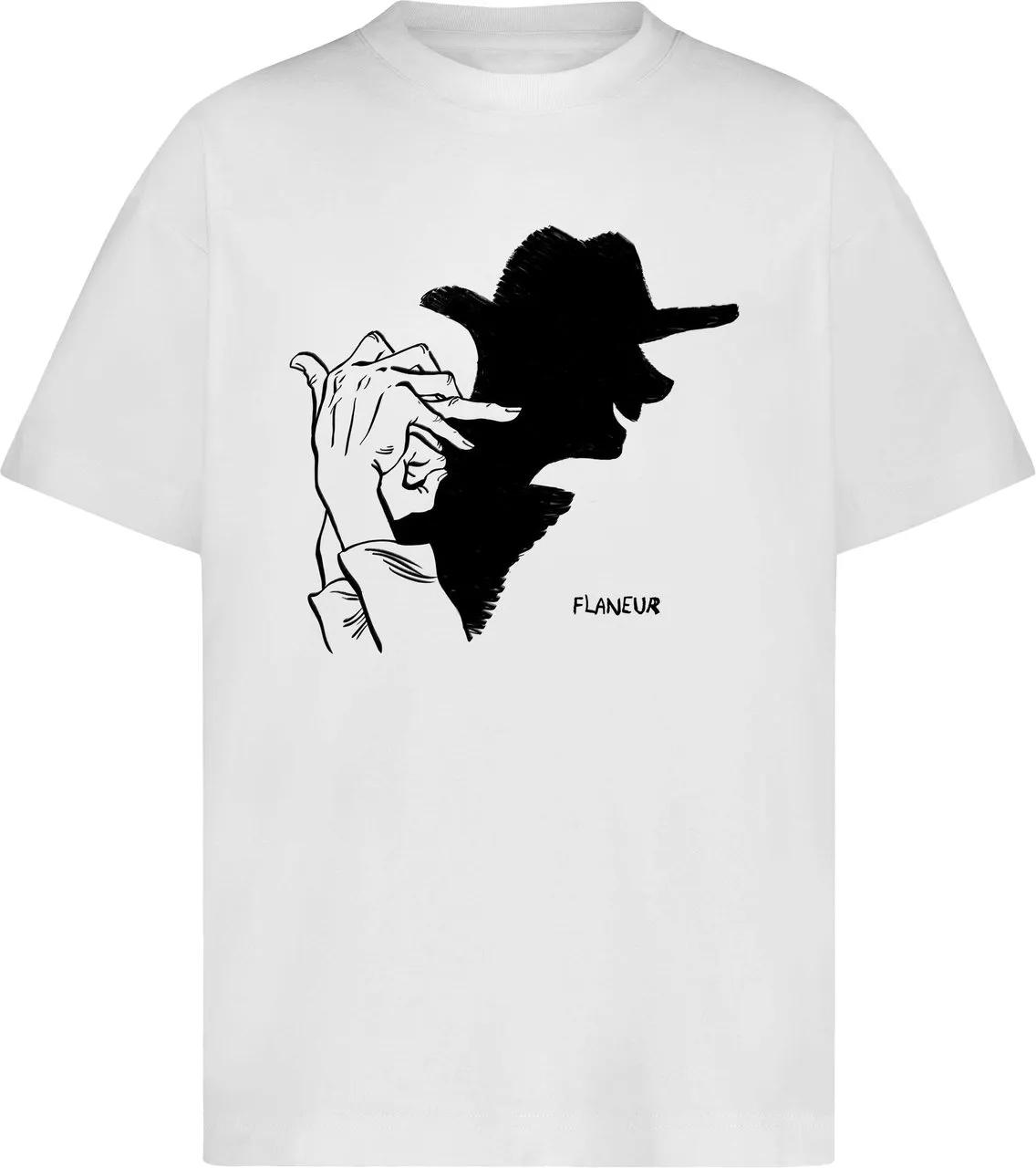 Thumbnail - Flâneur - Shadow Play T-Shirt  White - Größe S - white