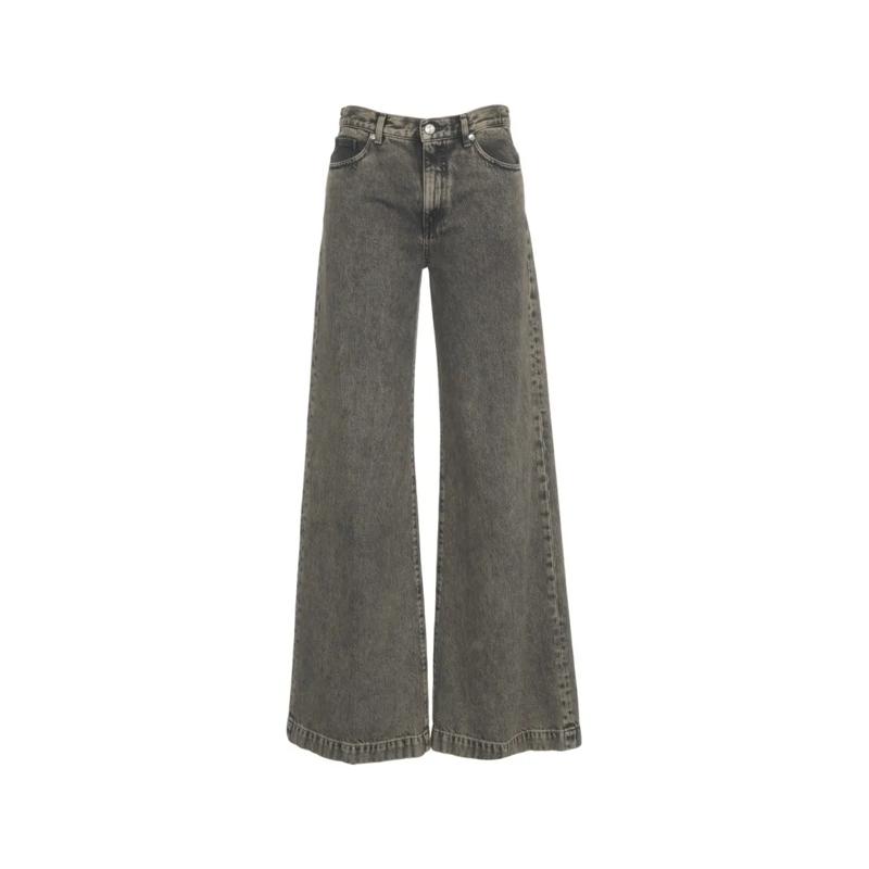 Nine In The Morning Jeans 'Nadia' Wide-Leg Jeans Grey
