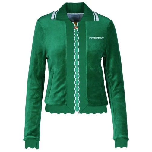 Casablanca Track' Green Cotton Blend Sweatshirt Green 