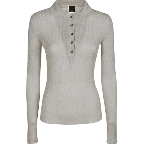 Pinko Polohemd Tino Long Sleeve Polo Shirt White weiß