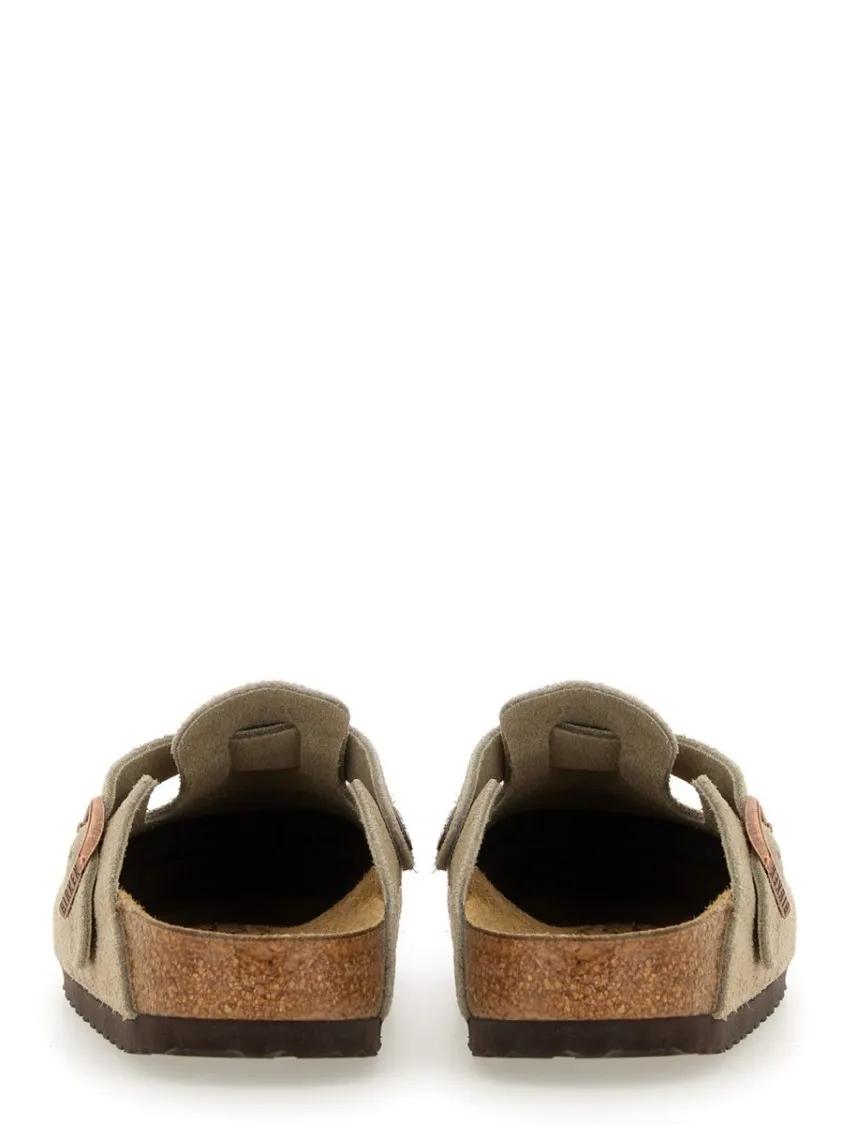 Thumbnail - Birkenstock Loafer - Soft Suede Slip-On Clogs With Adjustable Buckle - Gr. 39 (EU) - in Rosa - für Damen