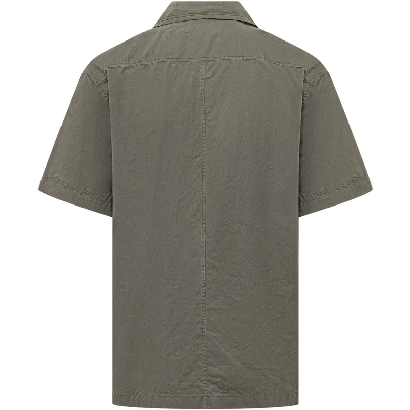 Dolce&Gabbana Legeres Oberteil Camicia a Maniche Corte con Tasche grün(Image 2)