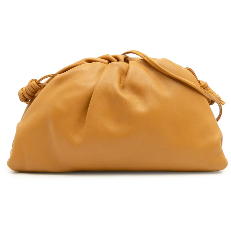 Bottega Veneta Schultertasche Lambskin The Mini Pouch Crossbody orange