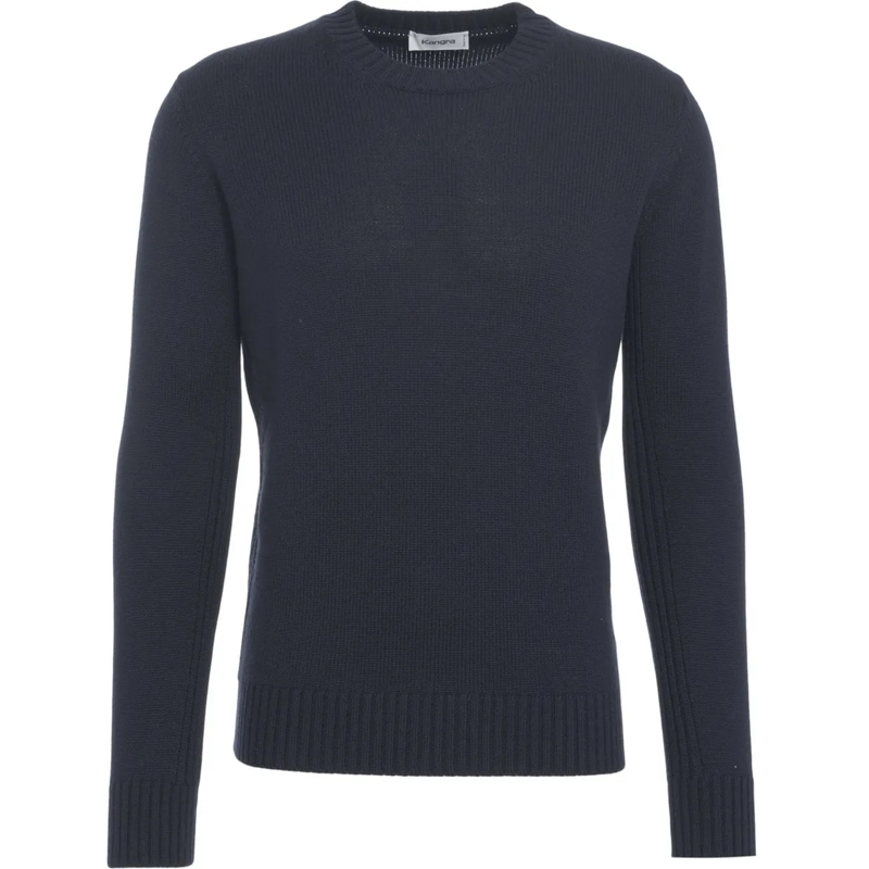 Kangra  Wool knit sweater blau