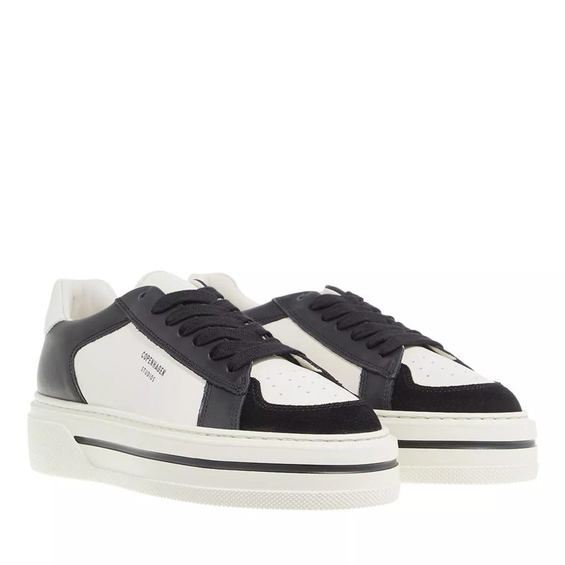Copenhagen Low-Top-Sneaker CPH181 Leather Mix Black/Cream Beige