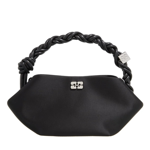 GANNI Mini sac Ganni Bou Bag Mini Soir Satin Black