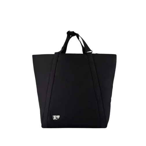 Burberry Tote Shield Shopper Bag - Nylon - Black Black