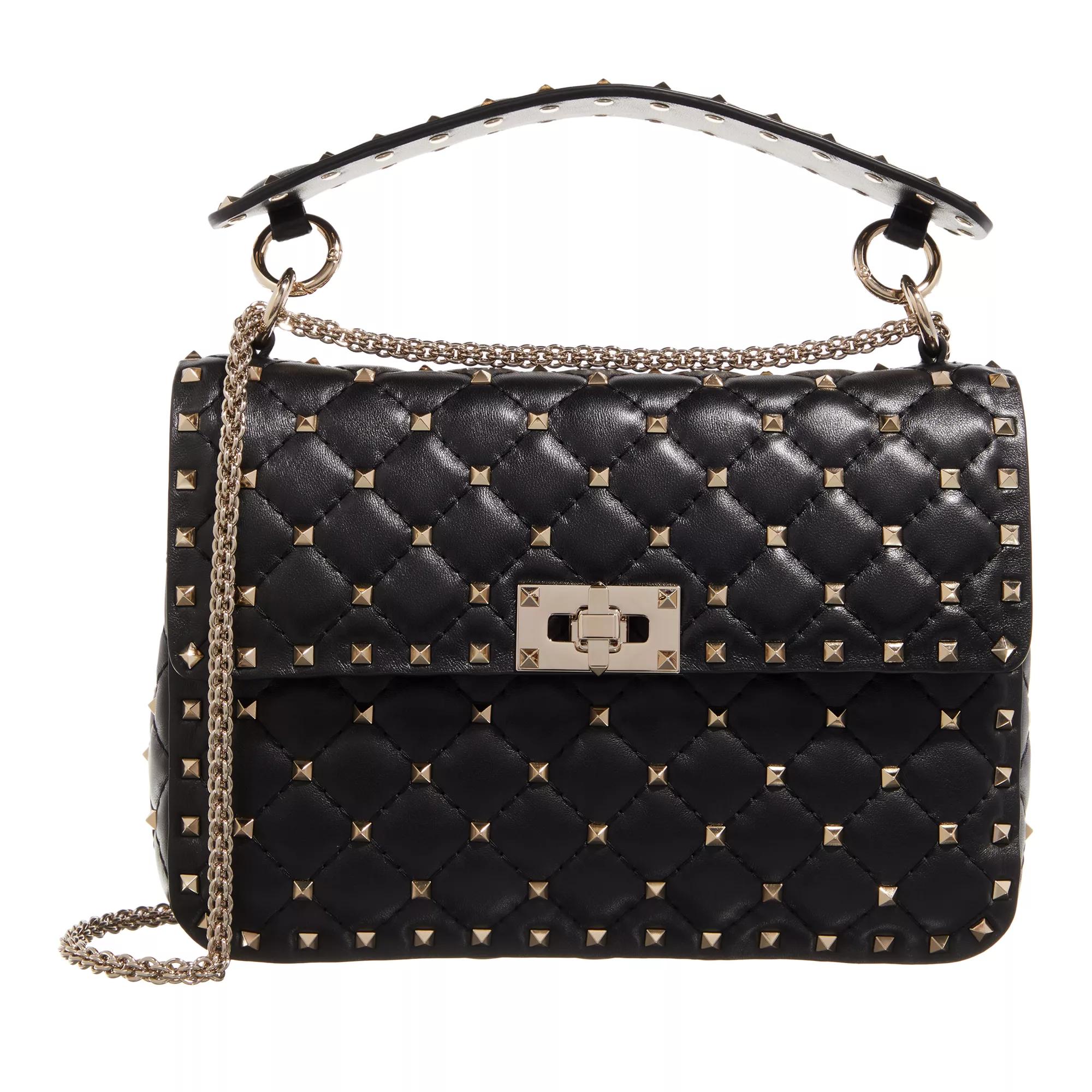 Valentino Garavani Crossbody Bags - Medium Shoulder Bag Rockstud Spike - Gr. unisize - in Schwarz - für Damen