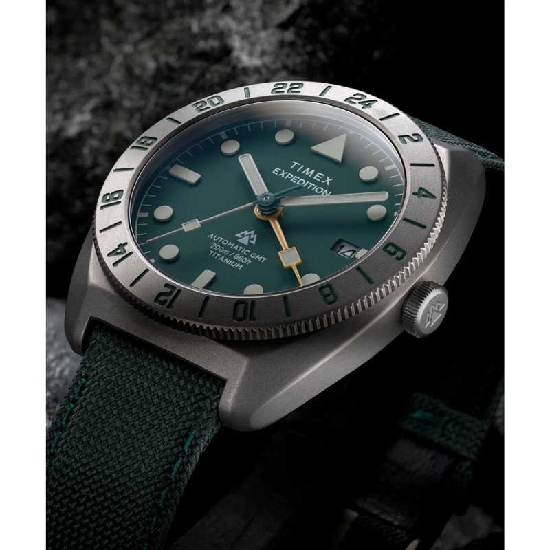 Timex Quarzuhr Mechanische Automatikuhr Expedition® Pioneer Gmt grün(Image 6)