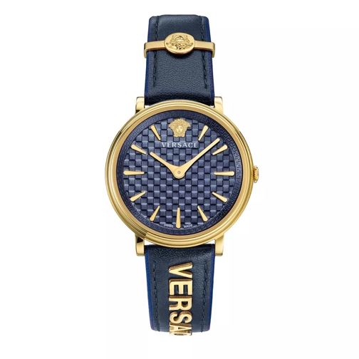 Versace Watch V-Circle Lady New Edition Blue Dresswatch