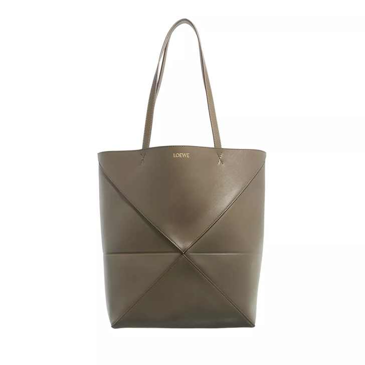 Loewe puzzle discount tote khaki