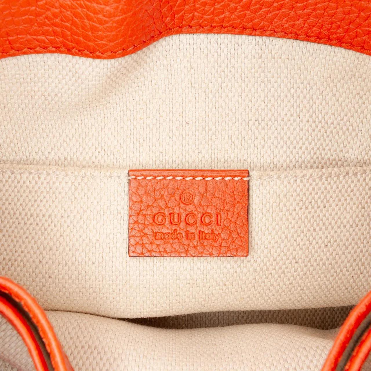 Thumbnail - Gucci Shopper - Small Leather Soho Chain Tote - Gr. unisize - in Orange - für Damen