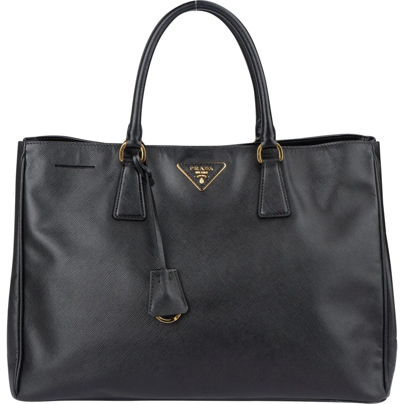 Prada Tote Prada Black Saffiano Leather Galleria Handbag schwarz