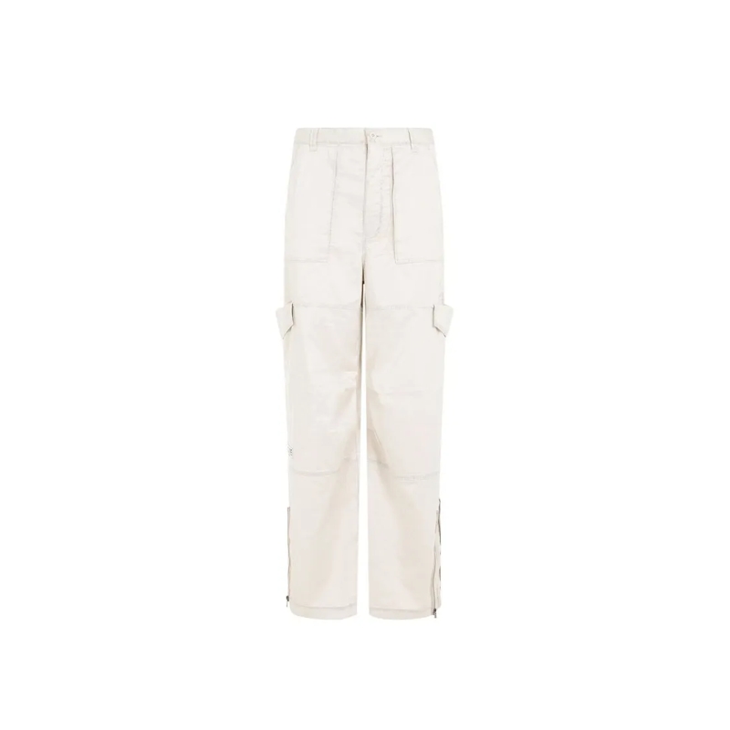 Acne Studios Anzugshose Beige Cargo Pants With Wide Leg Design Neutrals