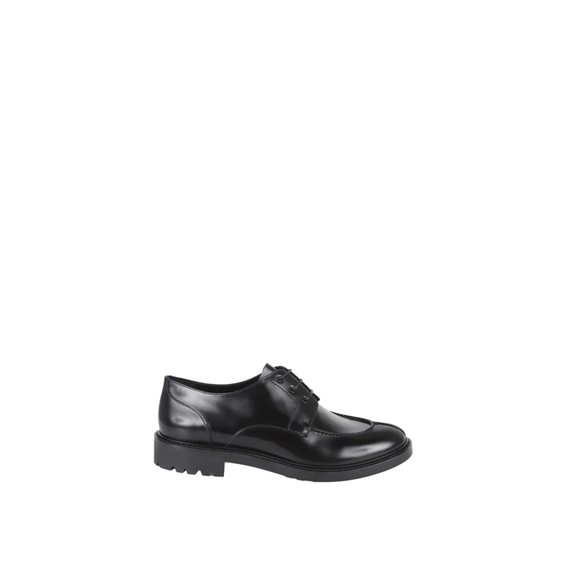 Saint Laurent Veterschoenen Lino 20 Calf Leather Lace-Up Shoes Black