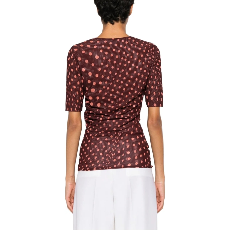 Stella McCartney T-shirt Top Bordeaux braun(Image 4)