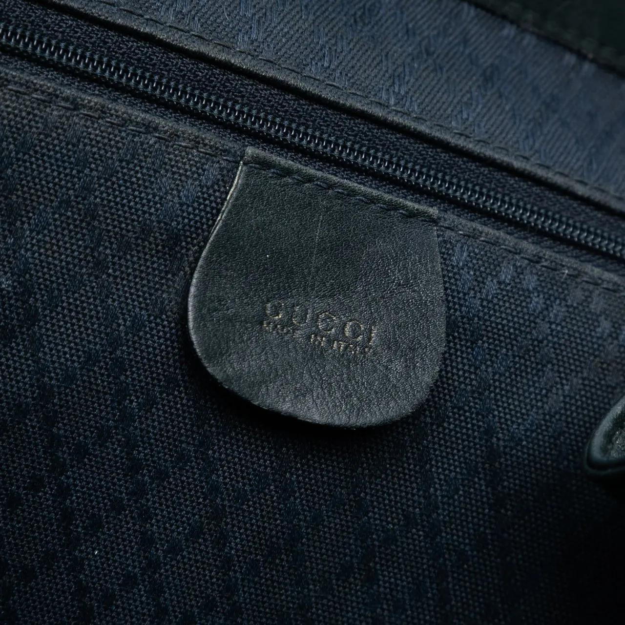 Thumbnail - Gucci Rucksäcke - Calfskin Bamboo Drawstring Backpack - Gr. unisize - in Schwarz - für Damen