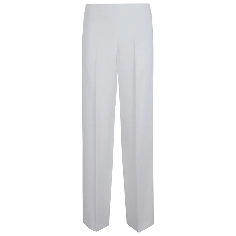 P.A.R.O.S.H.  Straight-Leg Trousers With Tailored Waistband White