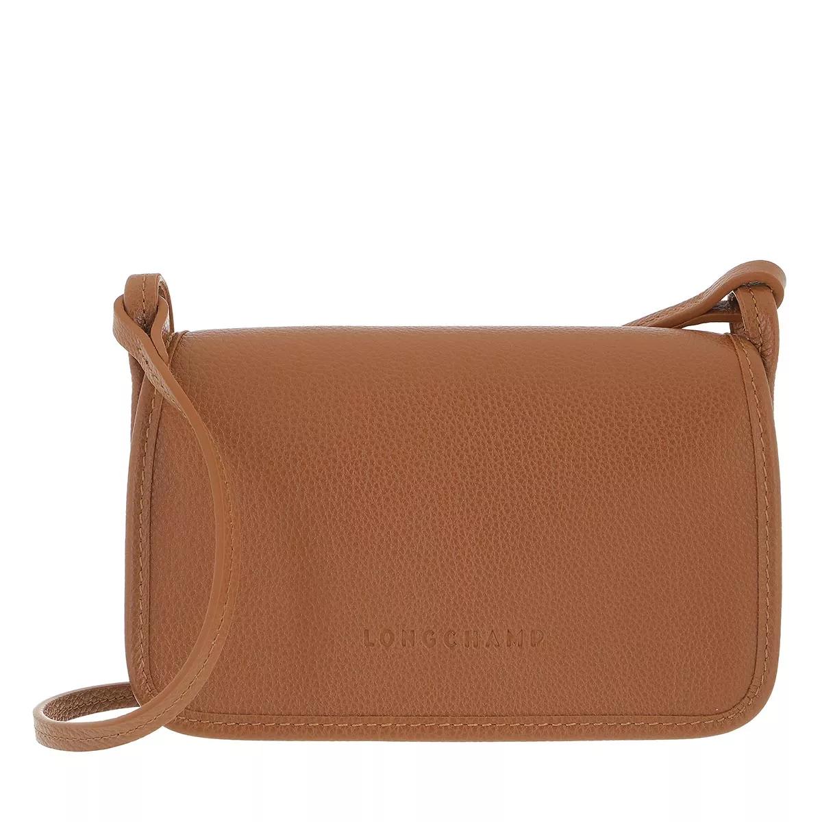 Longchamp Portemonnaie - Le Foulonné - Gr. unisize - in Braun - für Damen