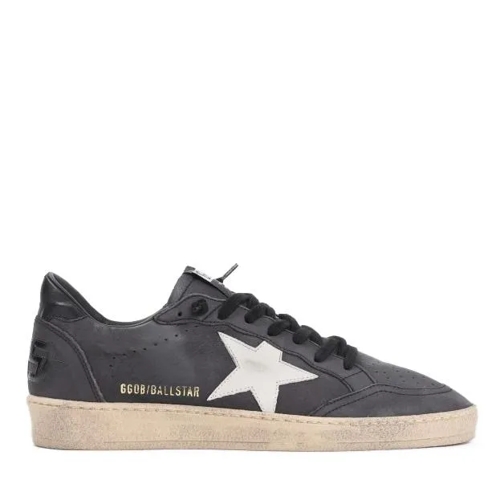 Golden Goose Ball Star Dark Grey Cow Leather Sneakers Grey Low-Top Sneaker