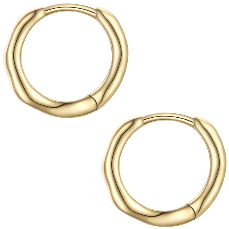 Glanzstücke München Ohrhänger Sterling Silber Creolen gold(Image 3)