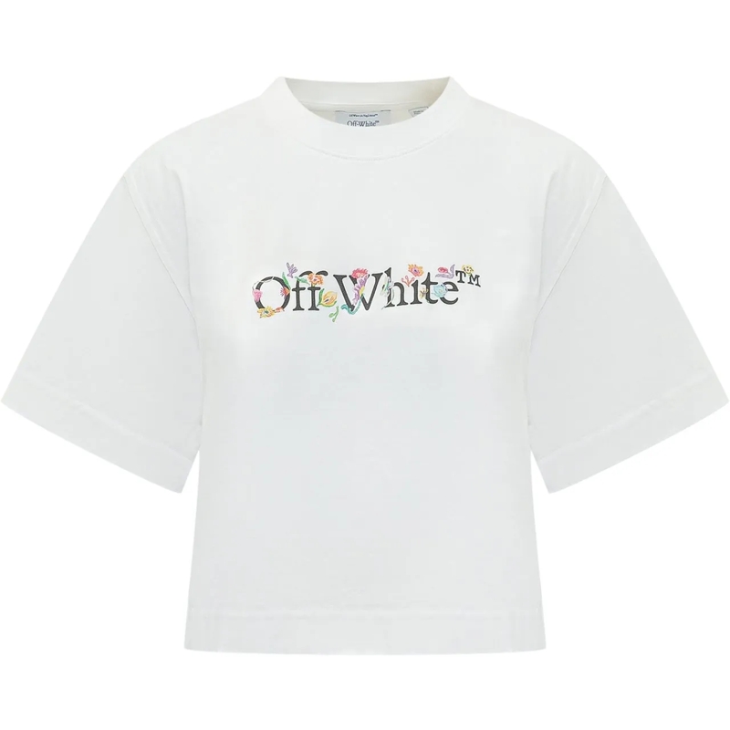 Off-White T-shirt T-shirt Glowing Flower weiß