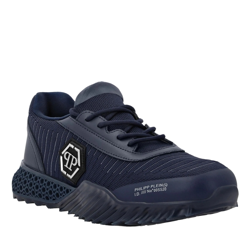 Philipp Plein Low-Top-Sneaker Runner Sneaker Hexagon dunkel-blau(Image 2)