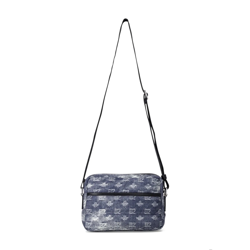 Dsquared2 Sac Tasche mit aufgesetzen Fächern blau(Image 3)