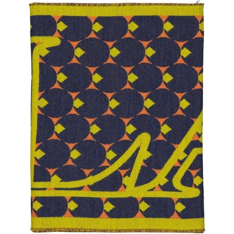 Lanvin Wollschal Lanvin Wool And Silk Scarf blau